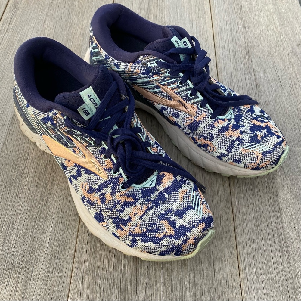 Brooks Adrenaline 19 Women’s Multicolor Camo Running Shoes